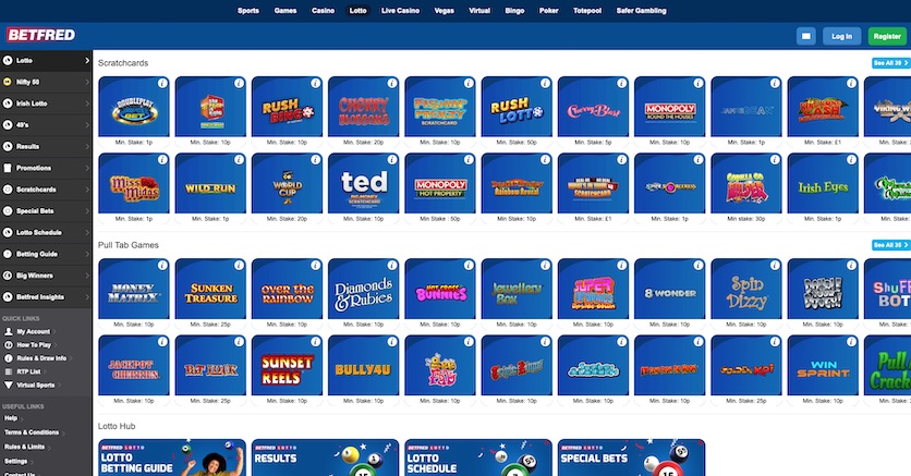 Buy cheap scratch card bets at Betfred UK