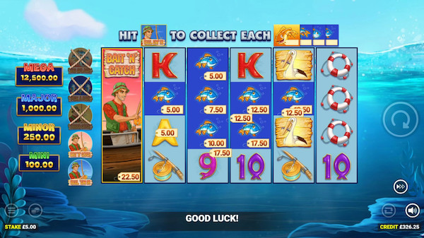 Fishin’ Frenzy Even Bigger Catch slot with cash collect
