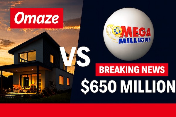 Omaze or Mega Millions $650 Million Jackpot - which one is better?