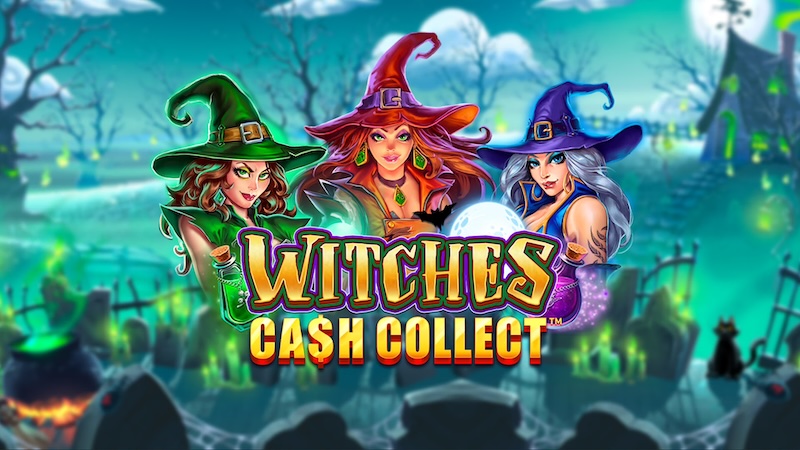 Play Witches Cash Collect by Playtech – Halloween slot with free spins, Cash Collect feature and jackpots available at Jackpot.com UK